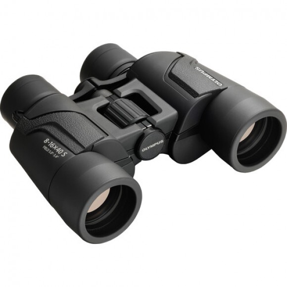 OM System 8-16x40 S Zoom Binoculars - Black